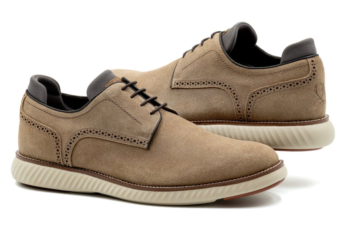 Countryaire Suede Plain Toe - Khaki
