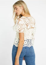 Carmen Lace Top-Natural