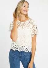 Carmen Lace Top-Natural