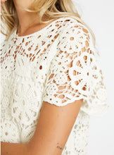 Carmen Lace Top-Natural
