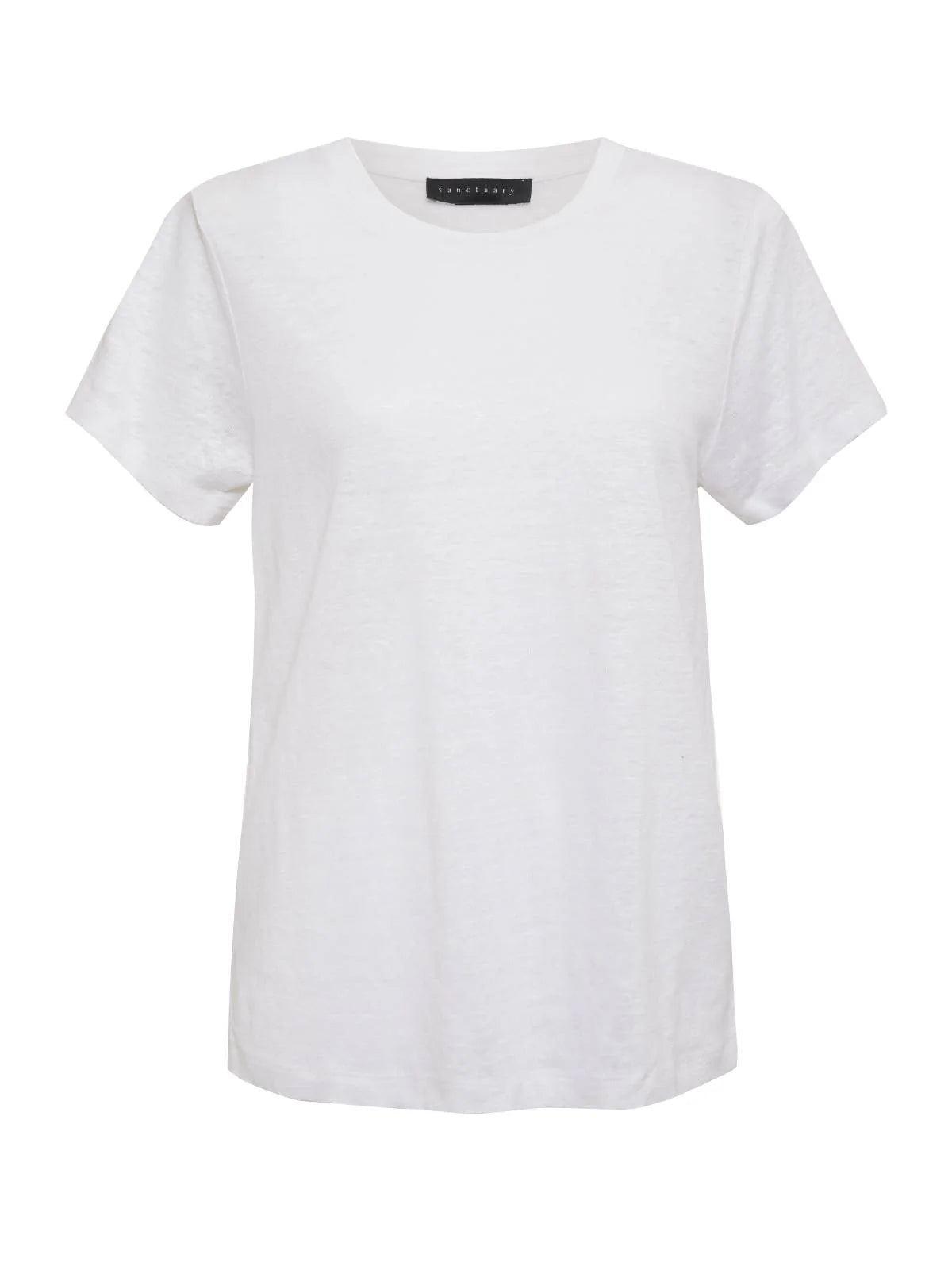 Linen Perfect Tee-White