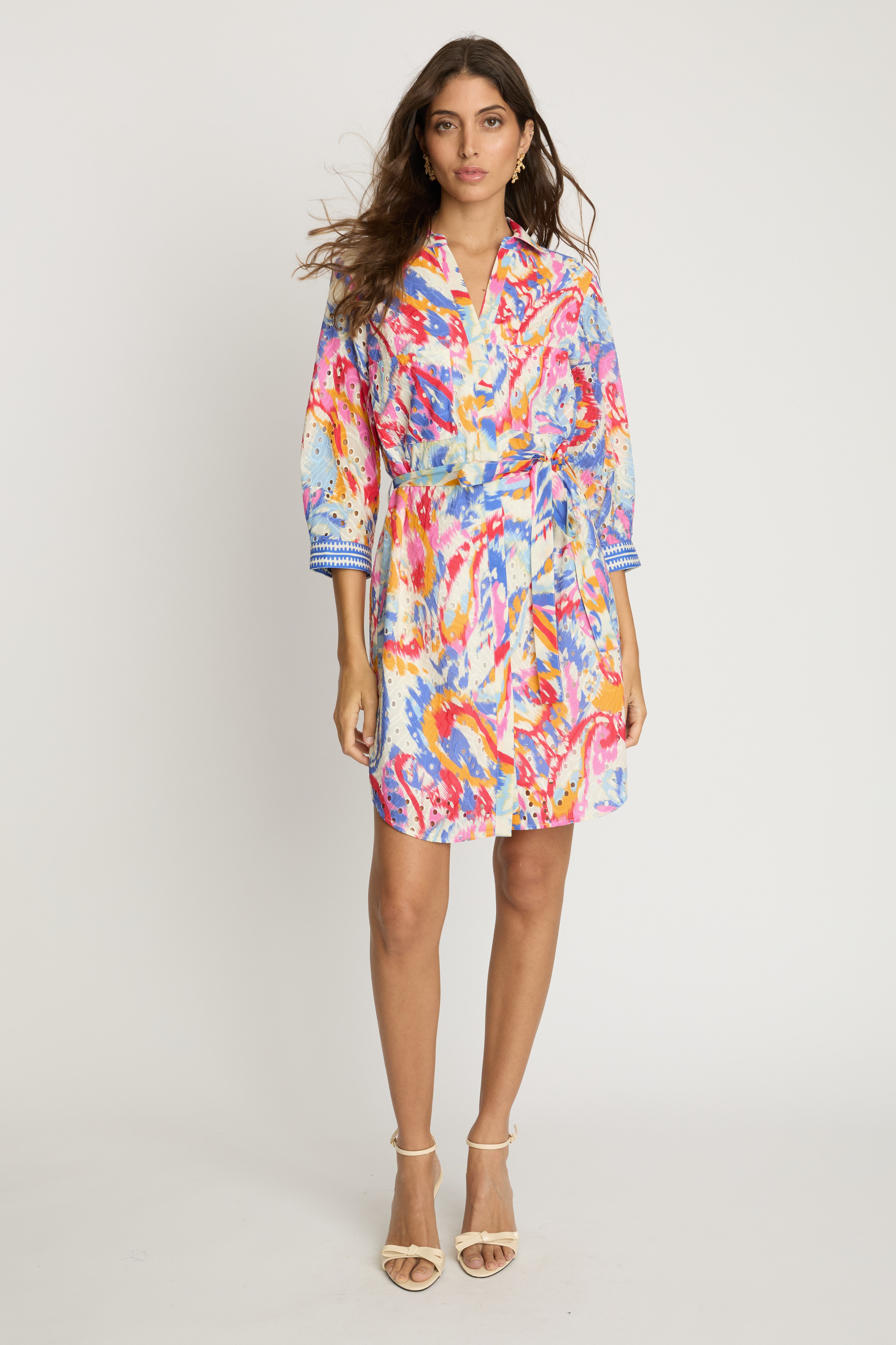 Becky Dress in Vivid Garden