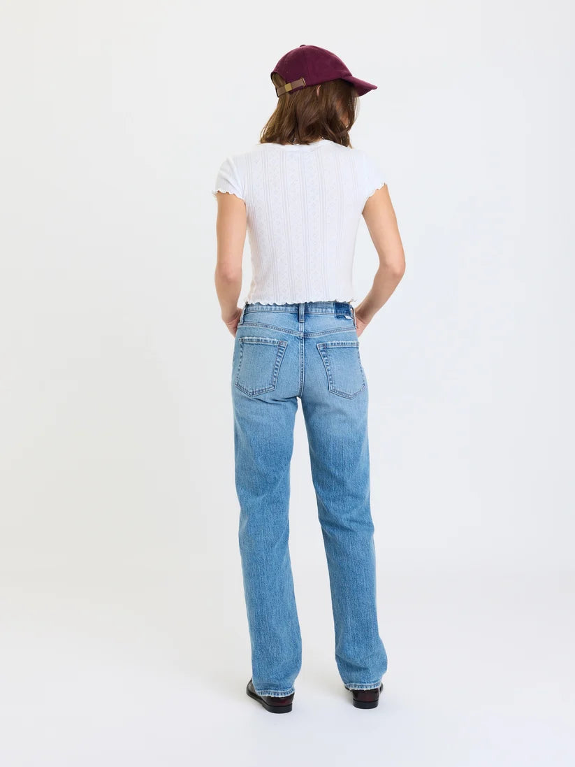 Rebel Mid Rise Slim Straight-On Repeat-Daze