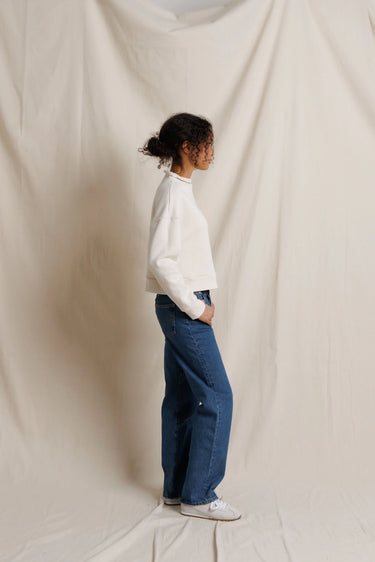 Arden Mock Neck French Terry Sweatshirt