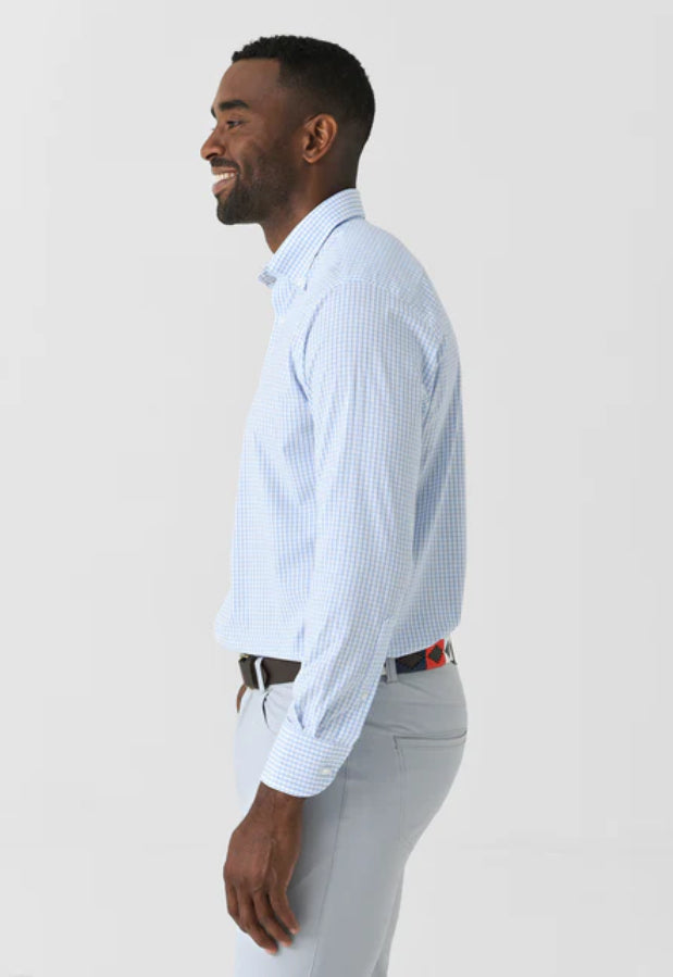 Hanford Performance Twill Shirt - Cottage Blue