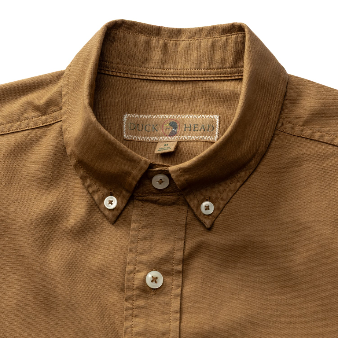 Beck Cotton Oxford Shirt - Bronze