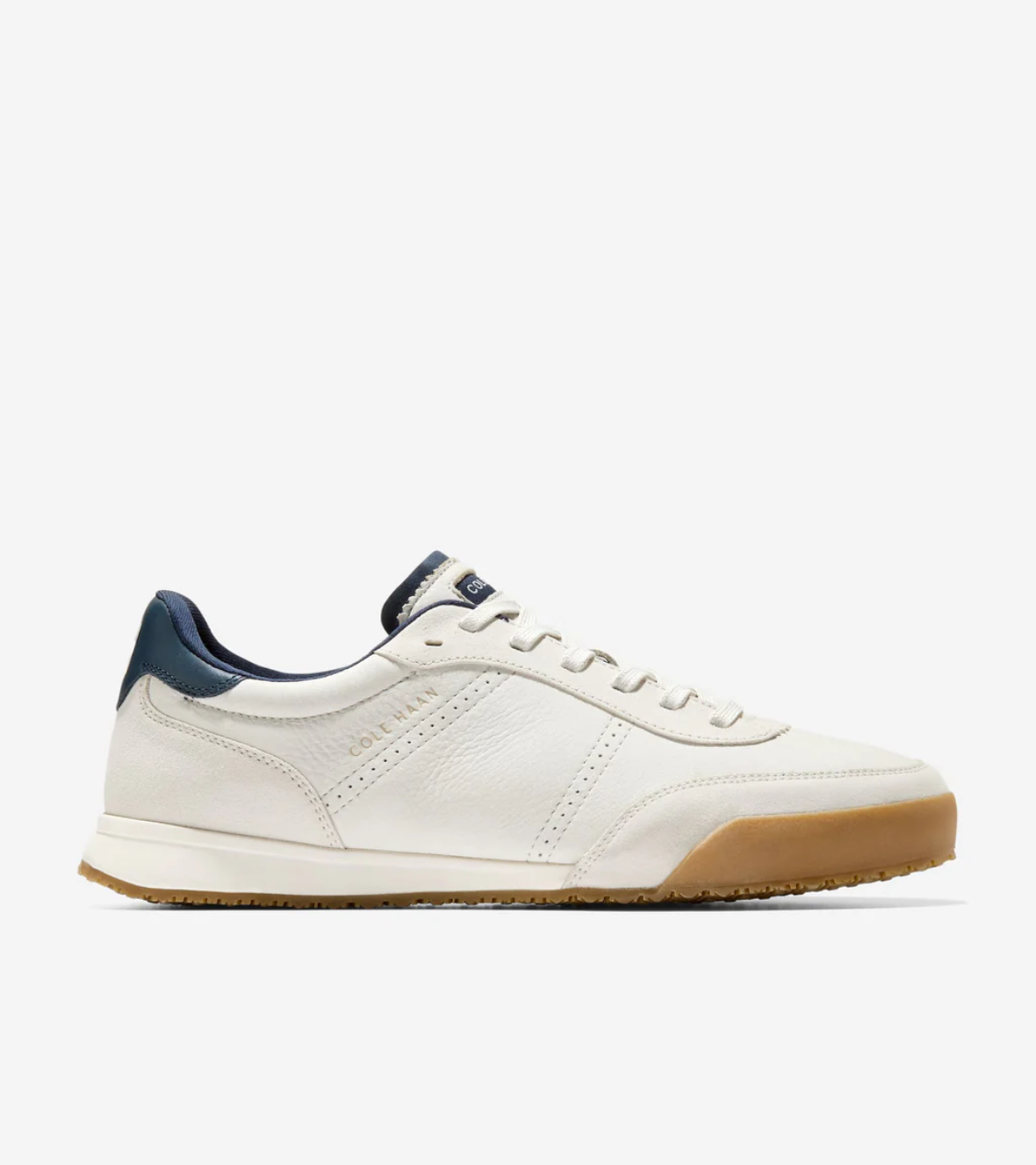 Grand Pro Slimline Sneaker - Ivory/Navy