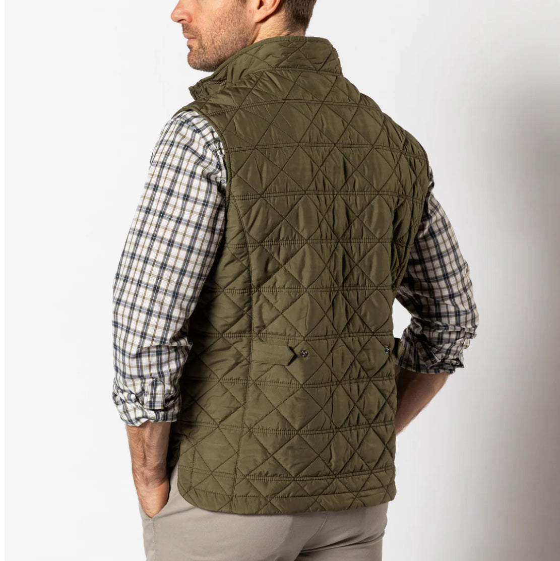 Fremont Sport Quilted Vest - Olive