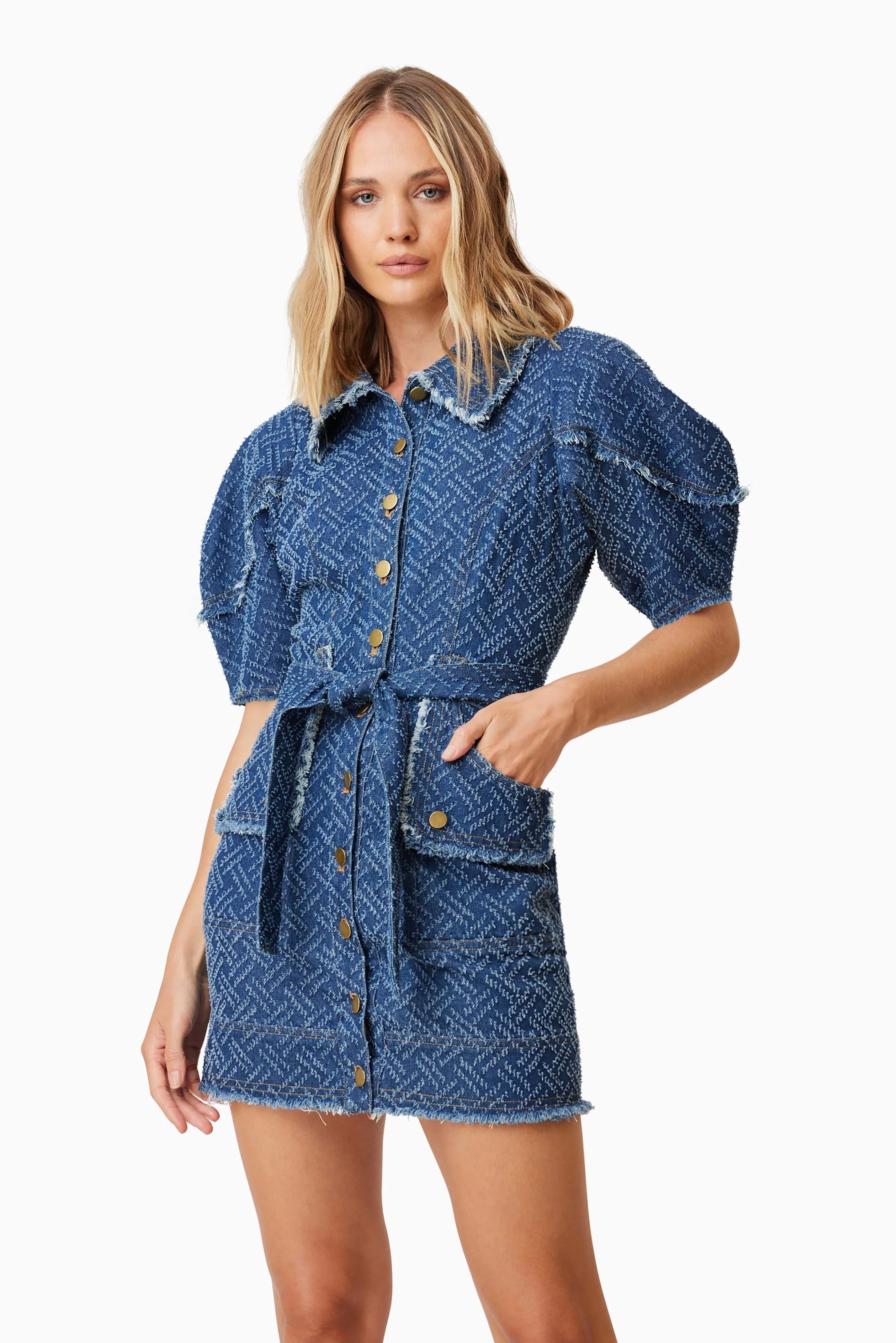 Cora Denim Mini Dress