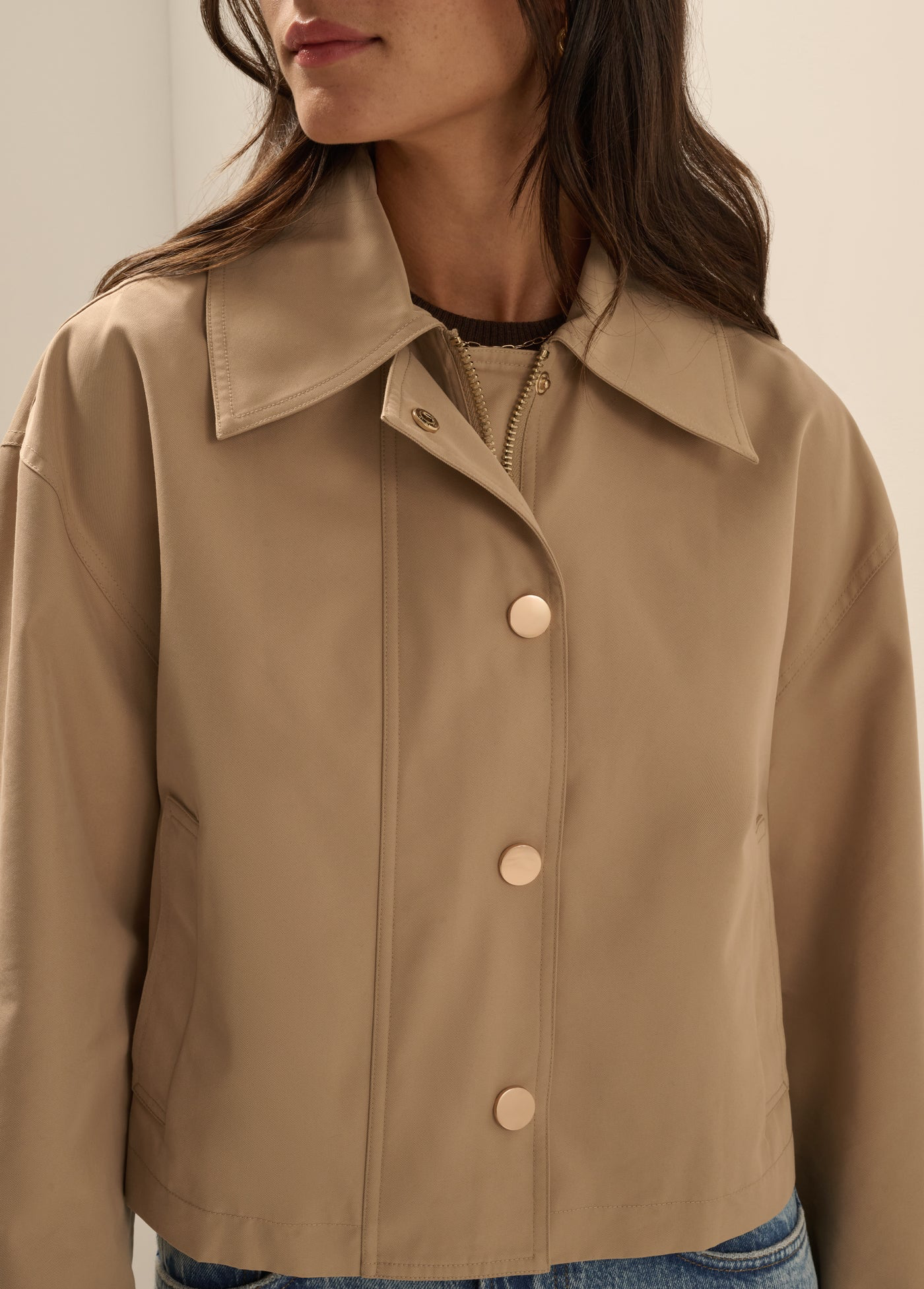 The Rue Cropped Trench - Khaki