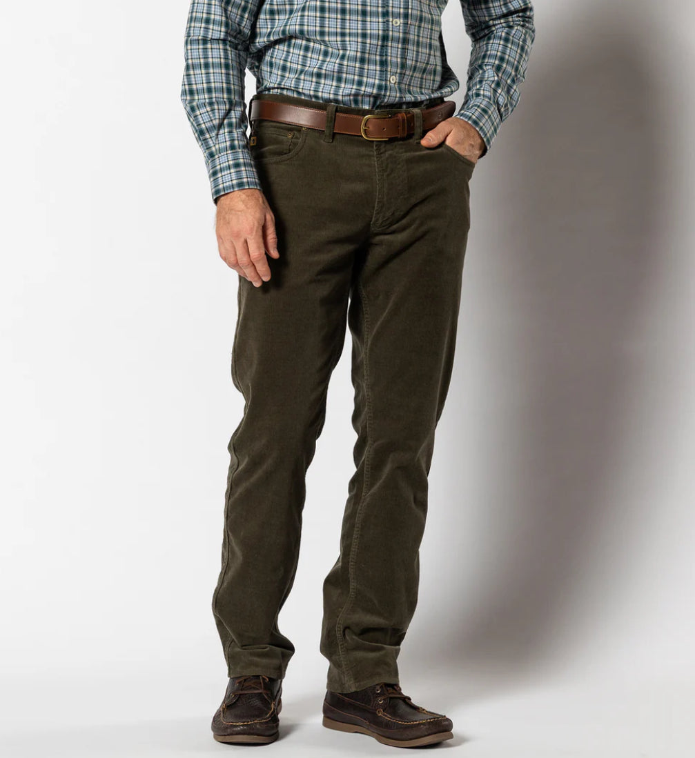 Holston Corduroy Five Pocket - Olive