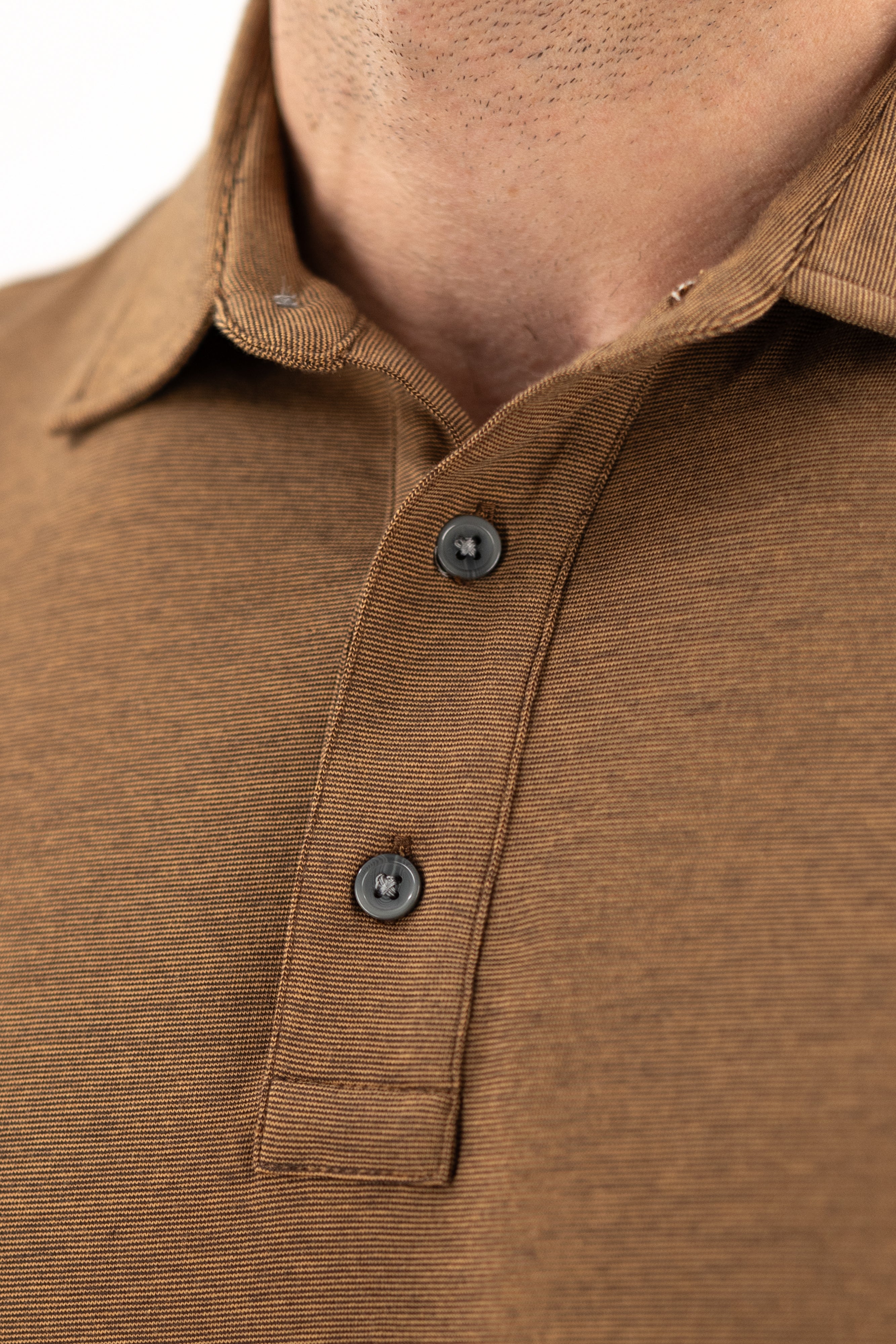 Melange Performance Polo - Dark Roast