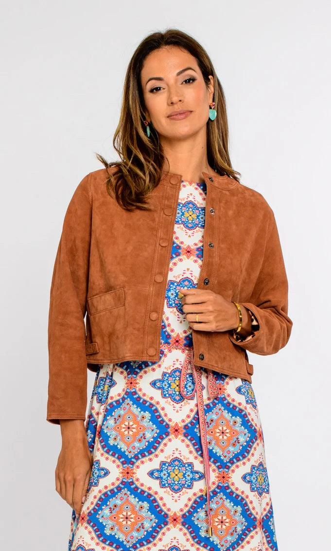 Esme Jacket in Goat Suede
