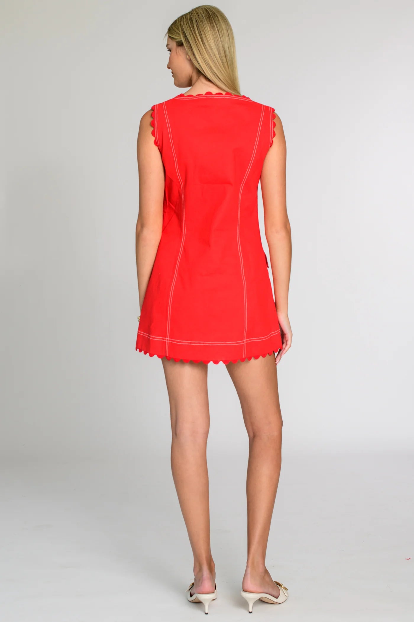 Rory Dress-Poppy Red