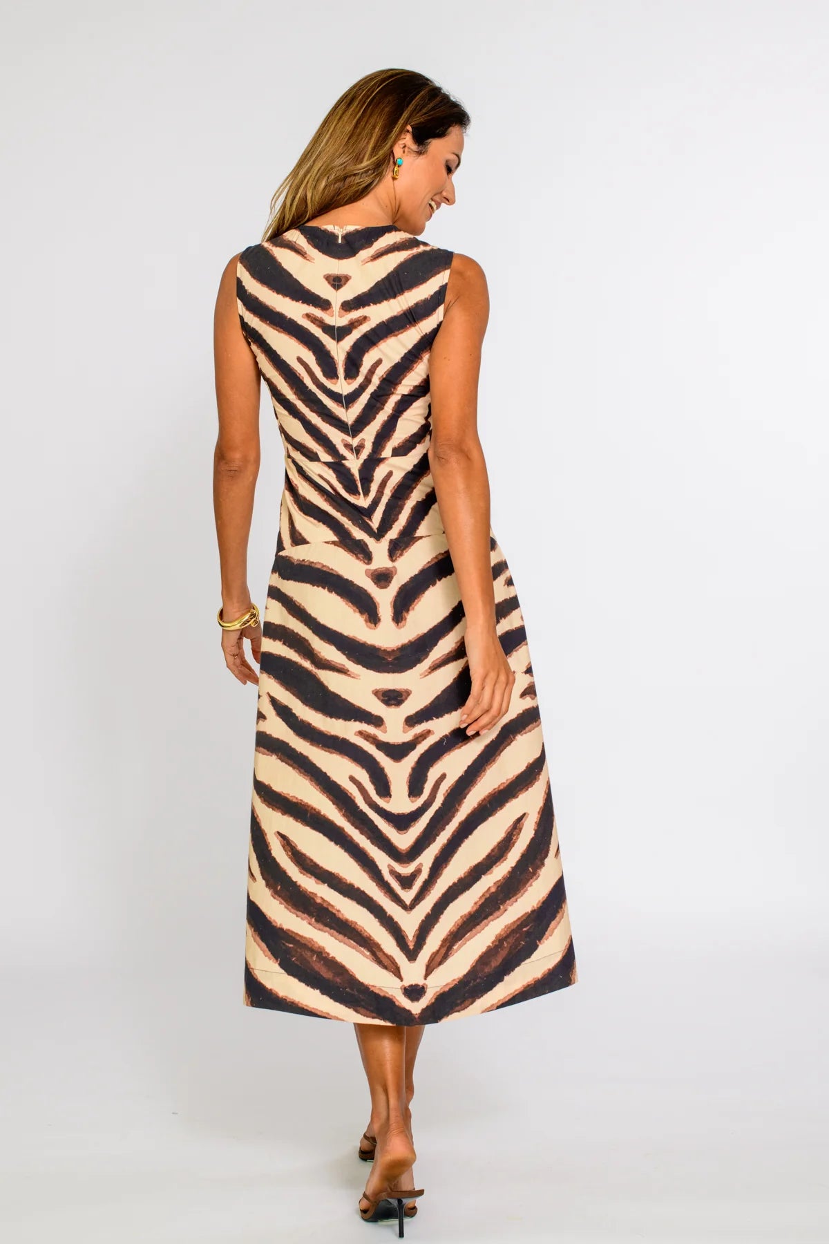 Claire Dress-Zebra