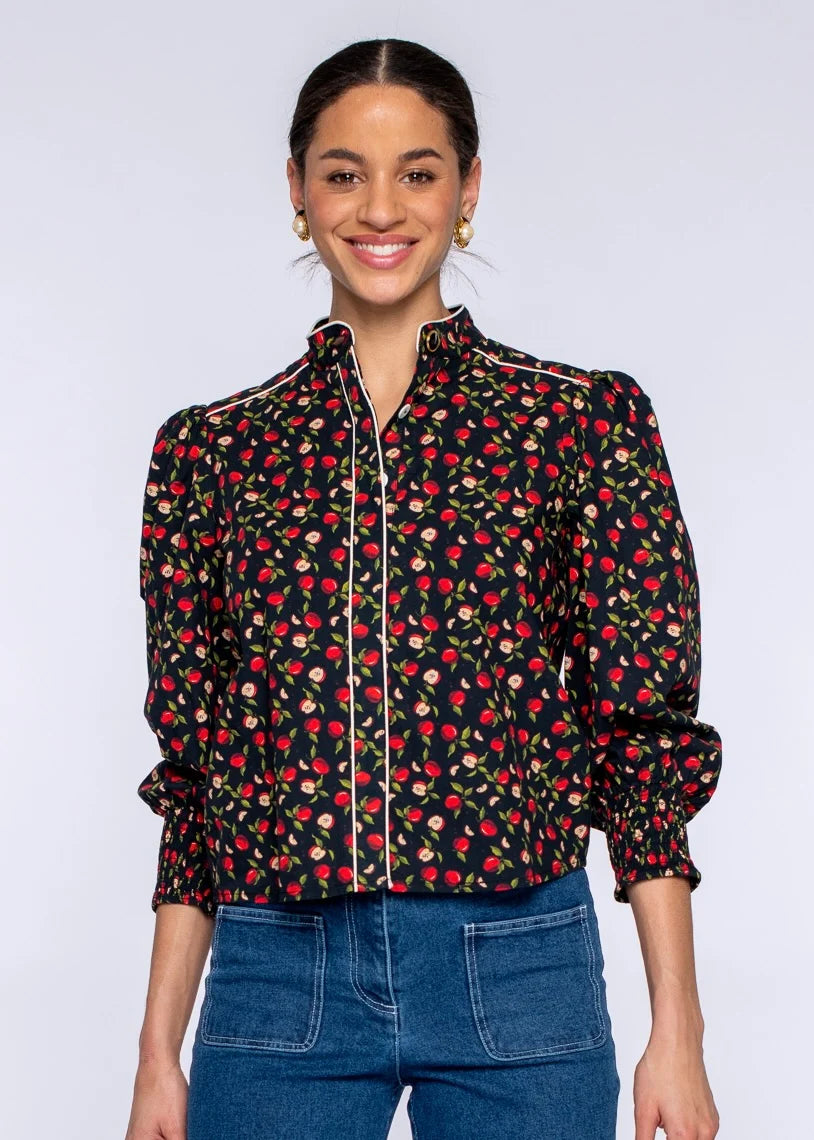 Emily Top LS -Apples