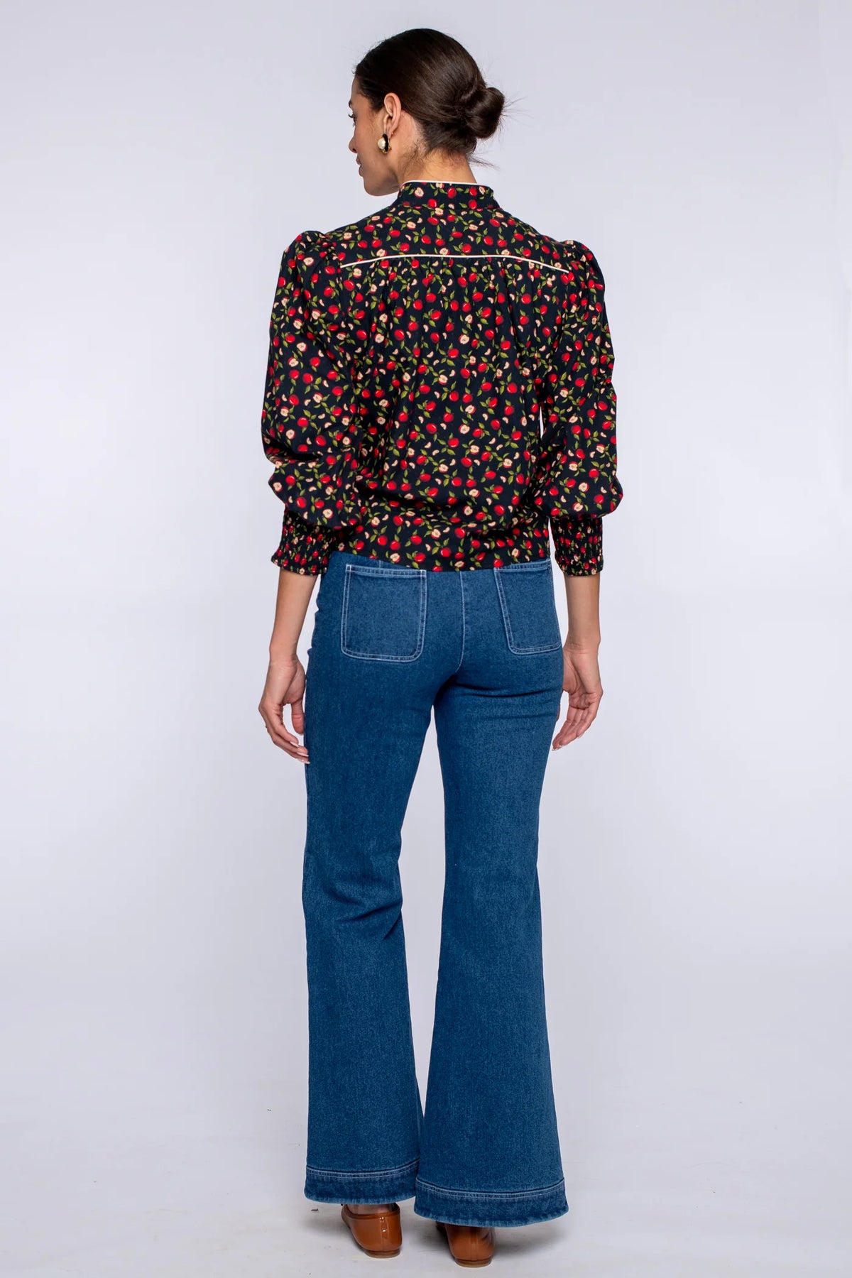 Emily Top LS -Apples