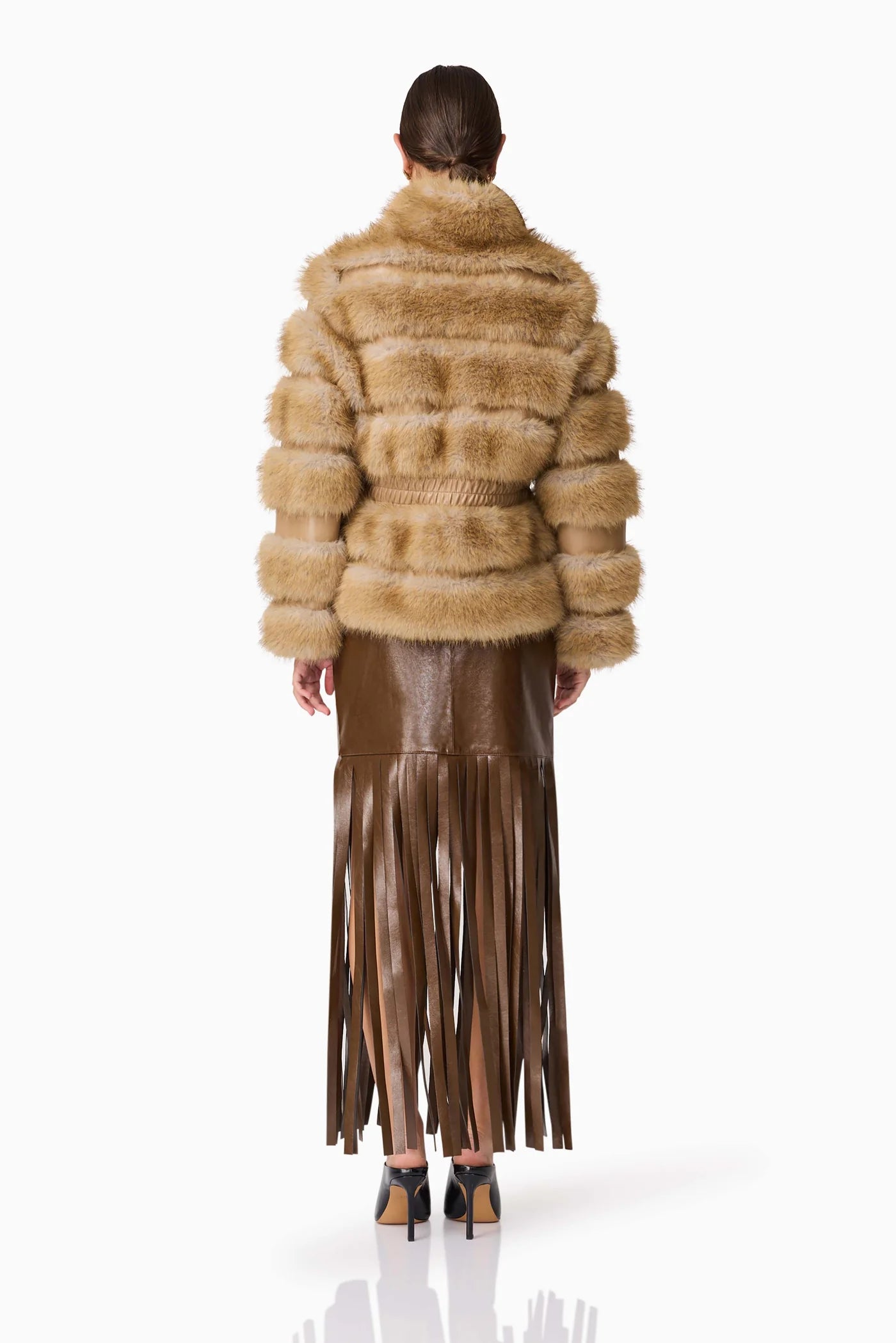 Aisling Faux Fur & Leather Jacket