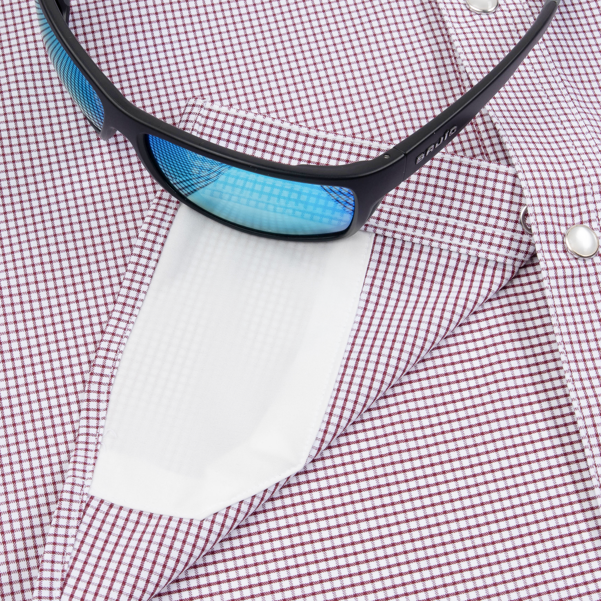 The Howdy Western Shirt - Maroon