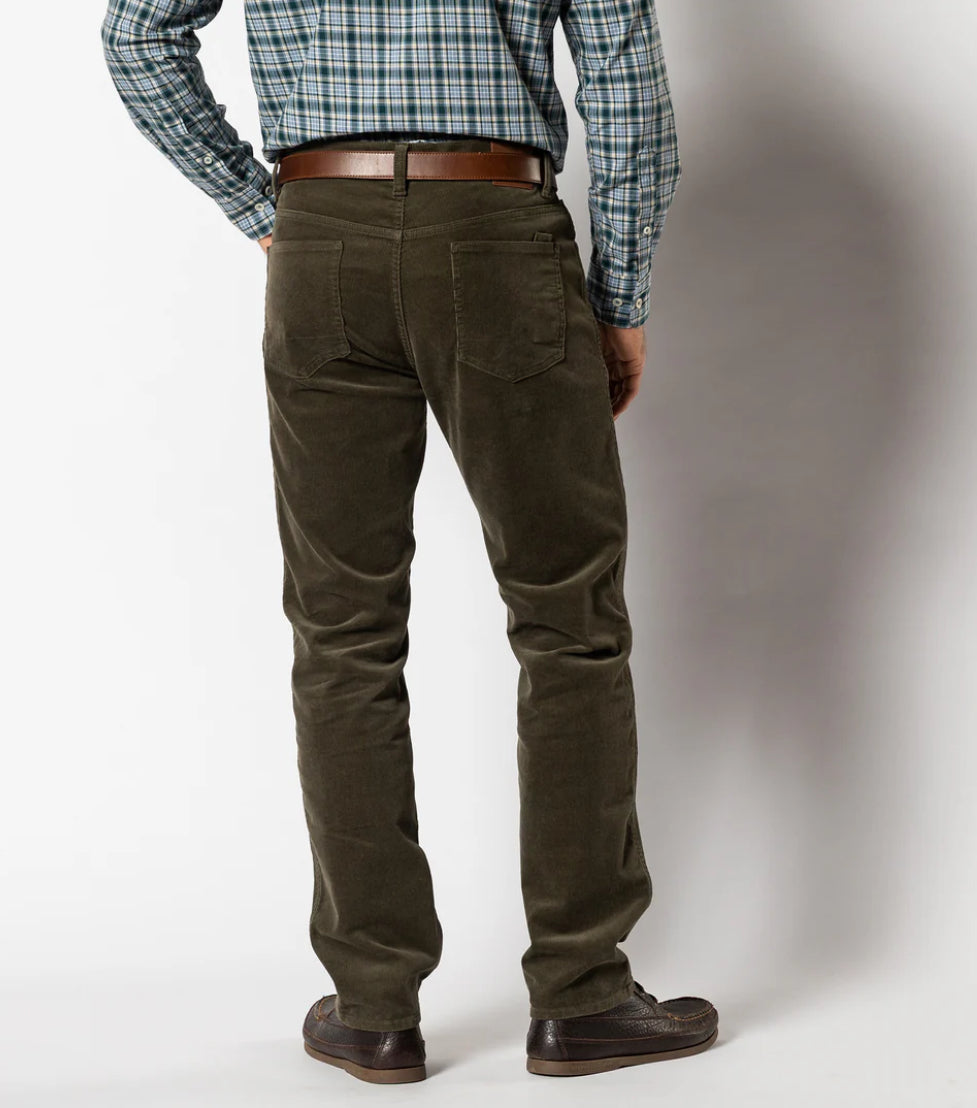 Holston Corduroy Five Pocket - Olive