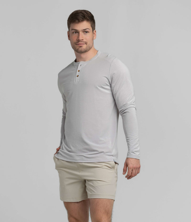Max Comfort Henley - Stone