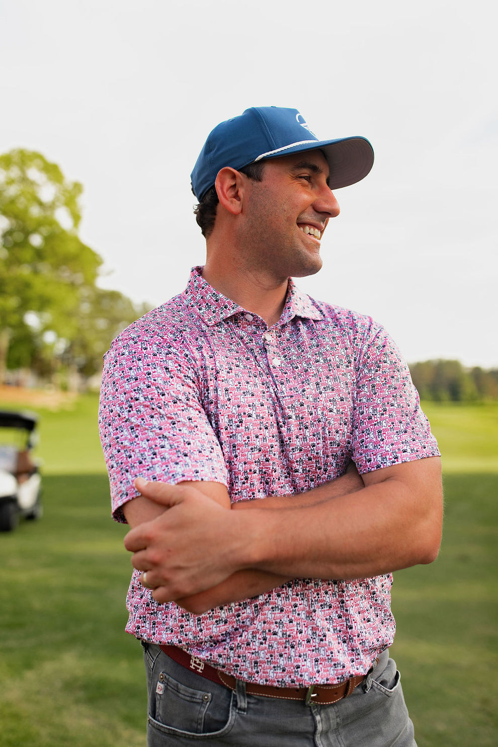 Mississippi State Splatter Logo Polo