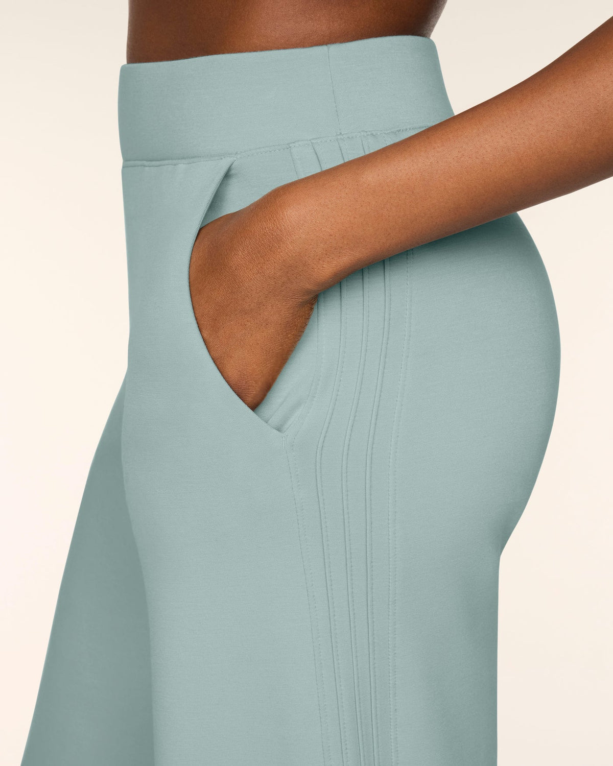 Spanx Pintuck Wide Leg Pant - Dew