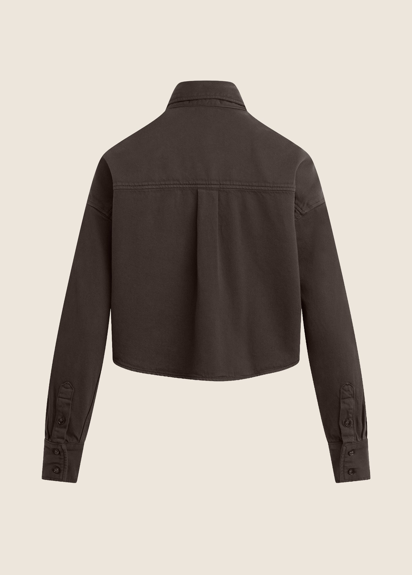 The Crop Ex Boyfriend Shirt - Esperesso