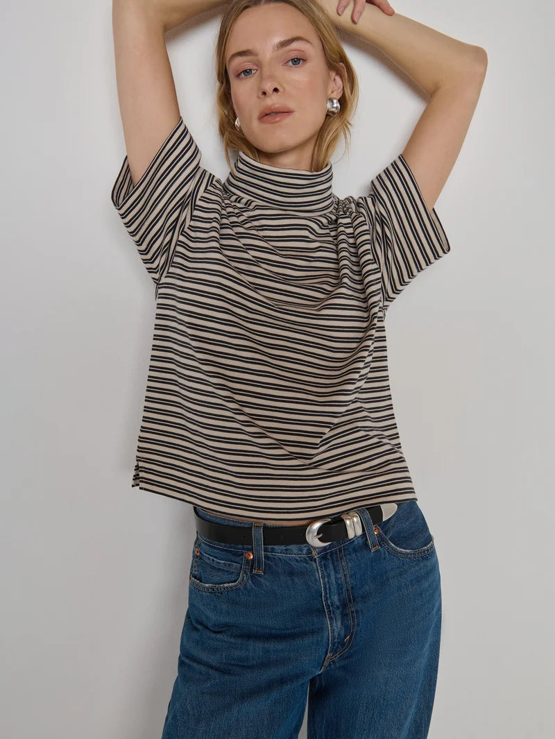 Fable turtleneck Tee-Striped