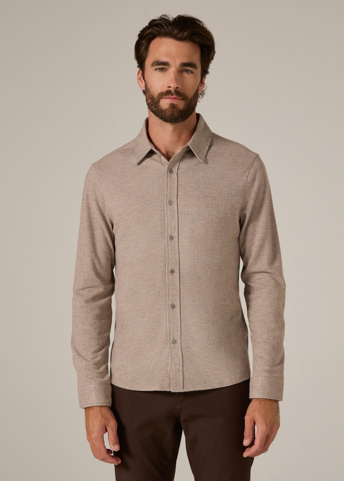Generation Knit Shirt - Taupe