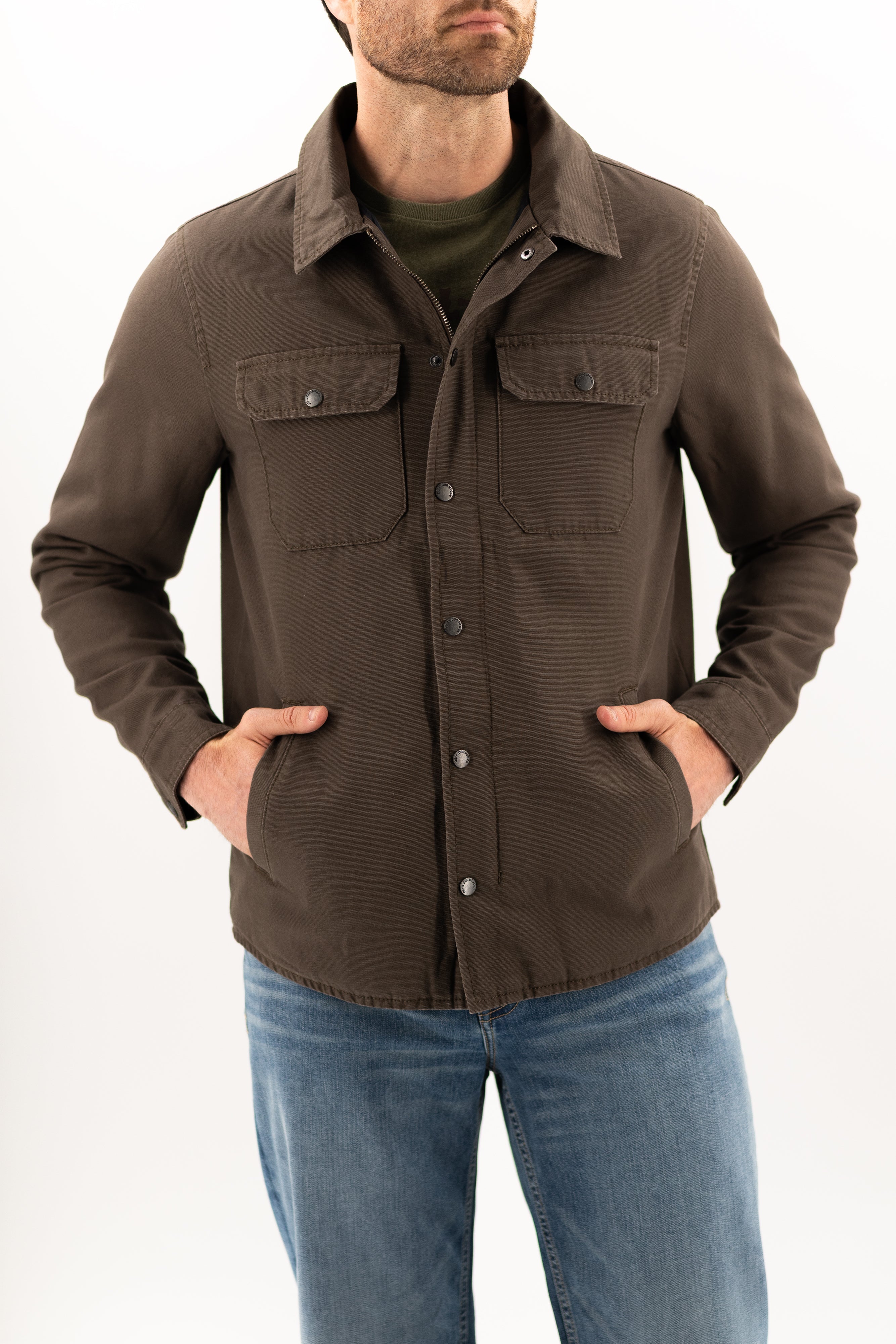 Quilted Deck Jacket - Dark Roast
