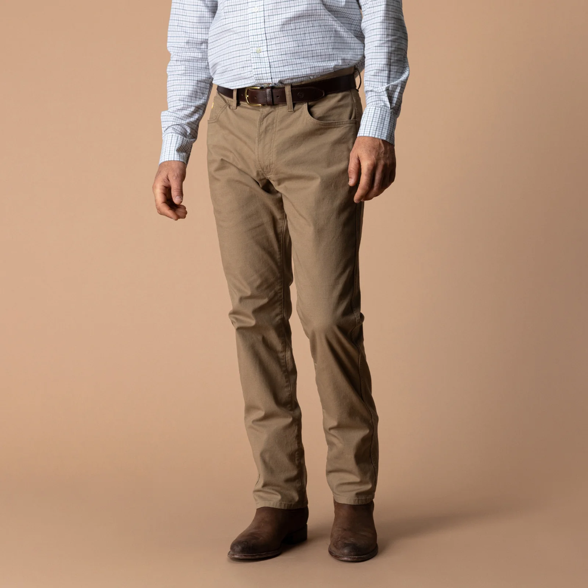 Pinpoint Canvas Five Pocket - Claystone