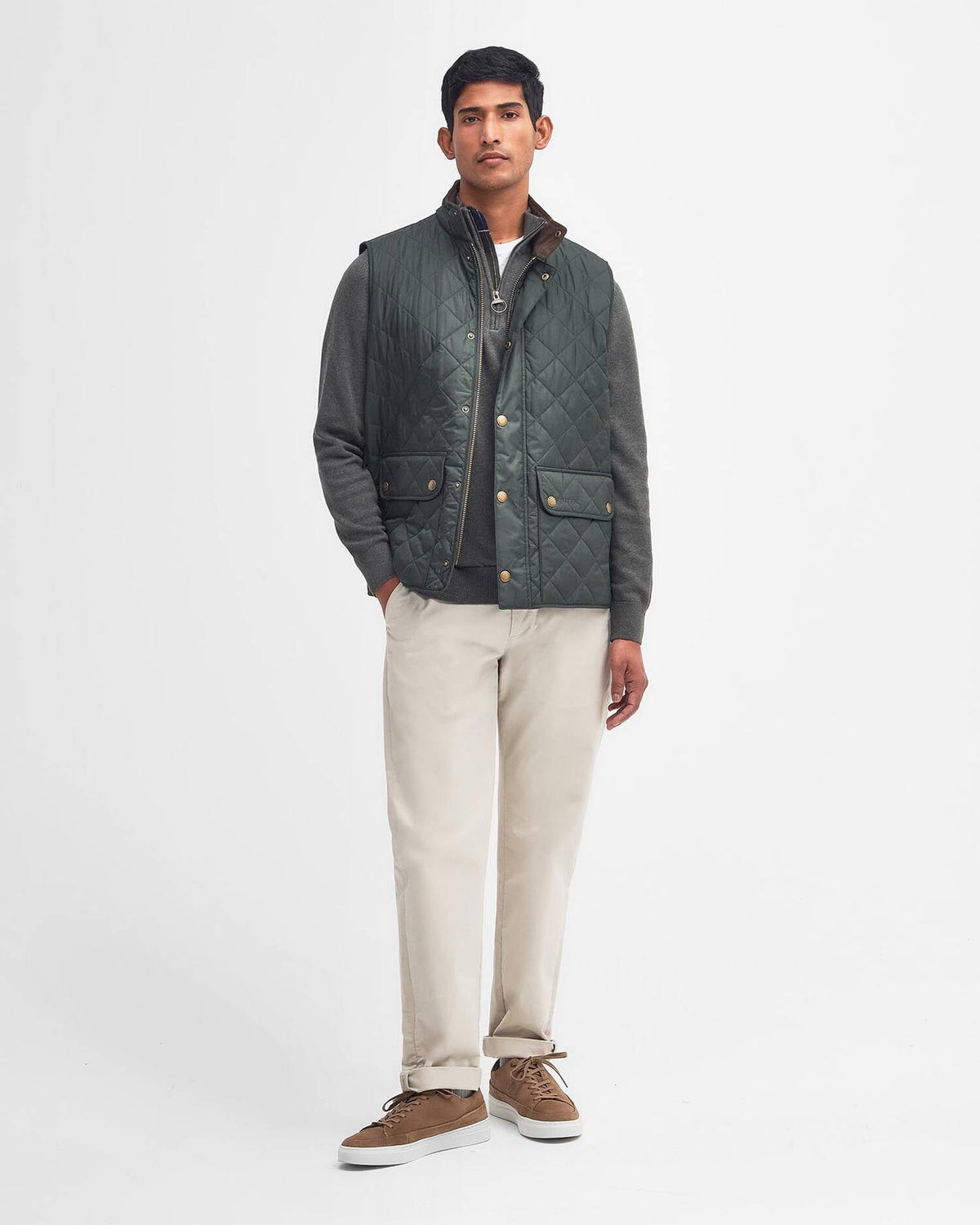Barbour Lowerdale Gilet - Sage