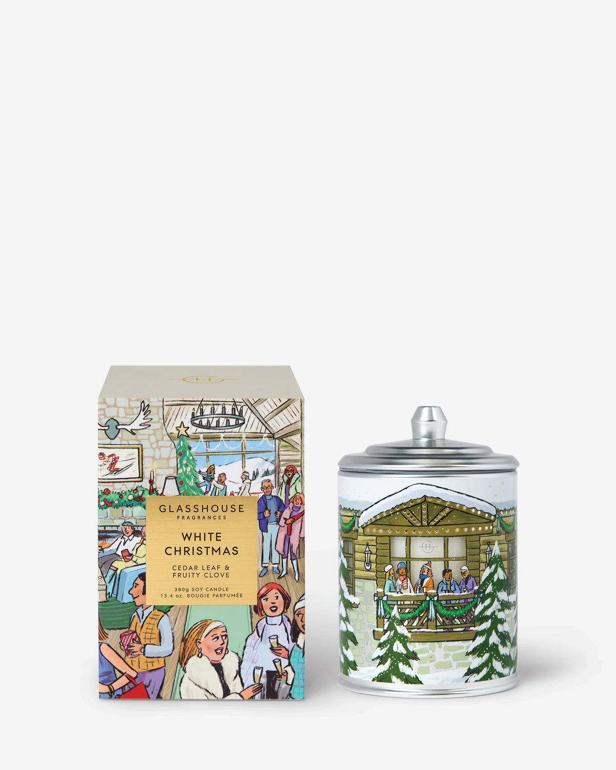 Glasshouse White Christmas 13.4oz Candle