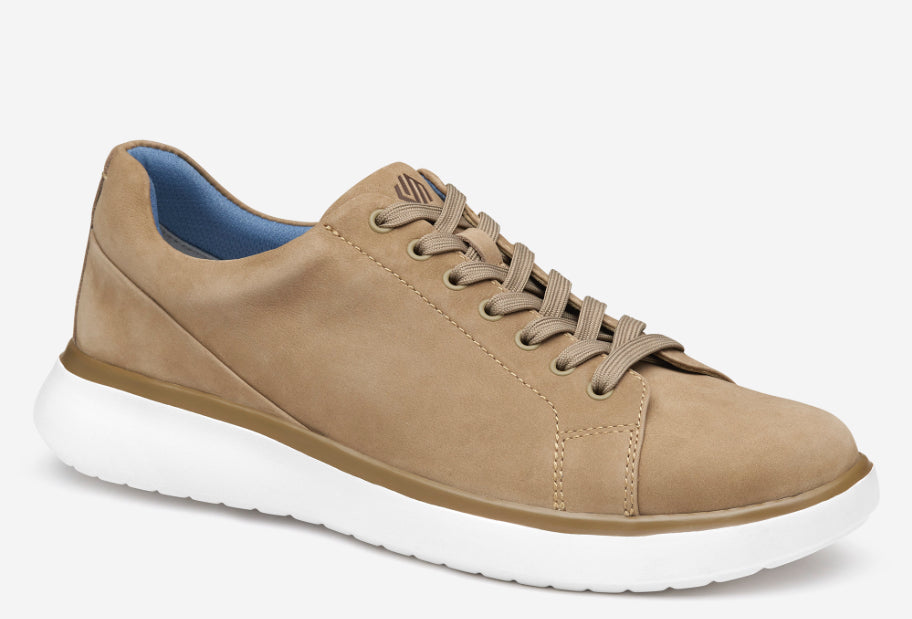 Oasis Lace to Toe Sneaker -  TAUPE NUBUCK