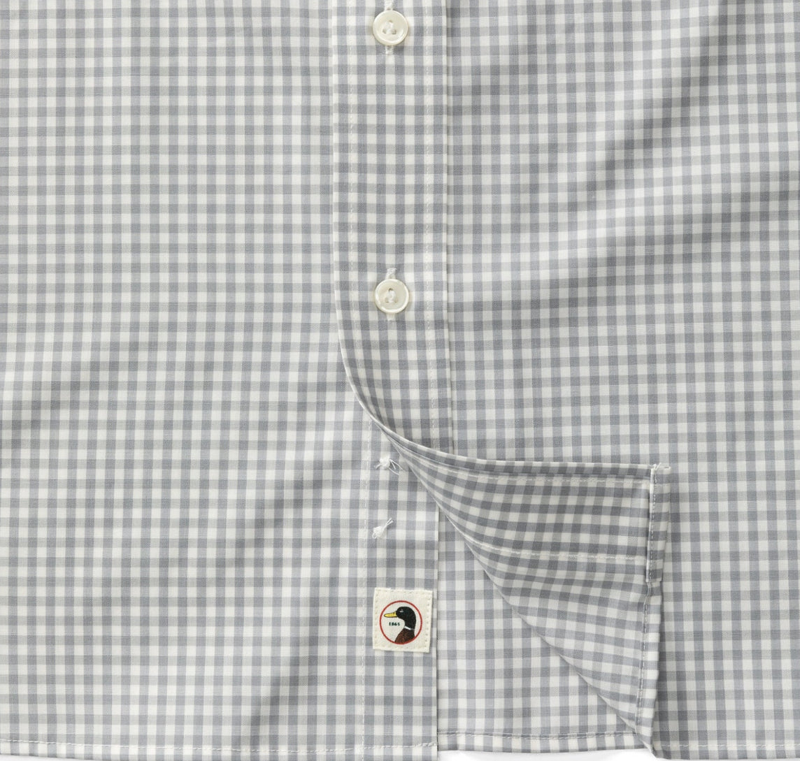 Poplin Sport Shirt - Gray