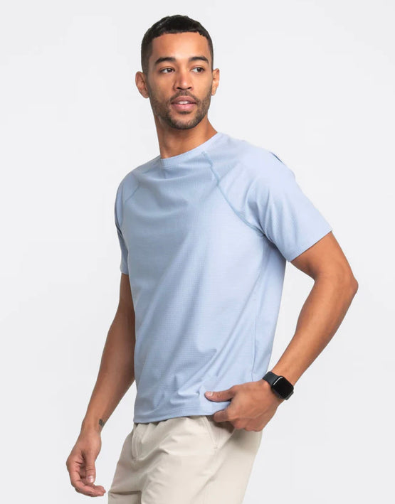 Next Level Performance Tee - DUSTY BLUE