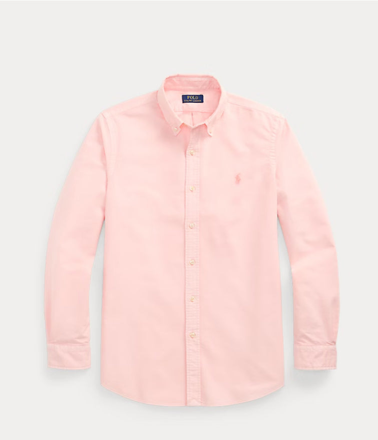 Mineral Dyed Oxford Shirt - Rose