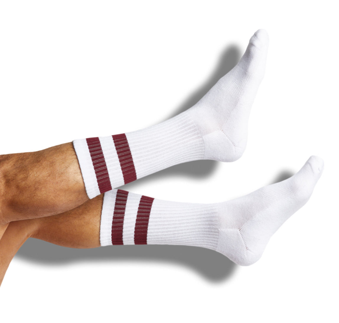 Maroon Retro Casual Socks