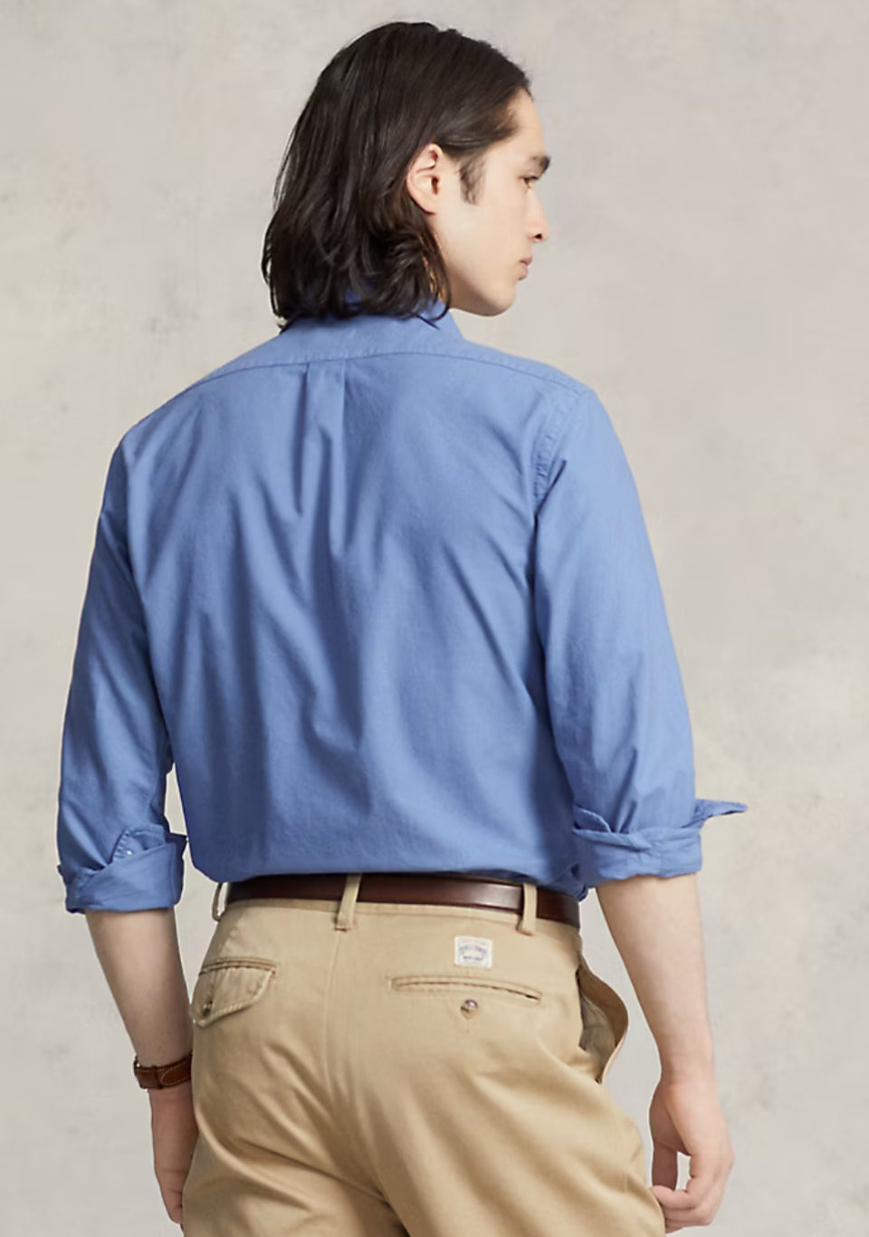 Garment Dyed Oxford Shirt - Bastille Blue