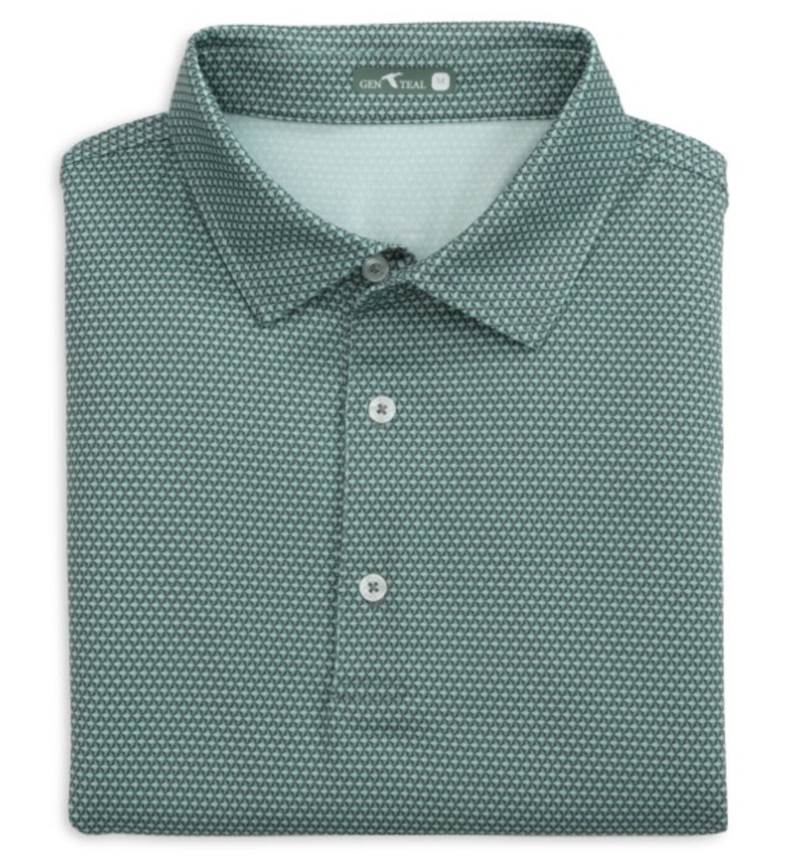 3D Printed Cubes Polo - GREEN