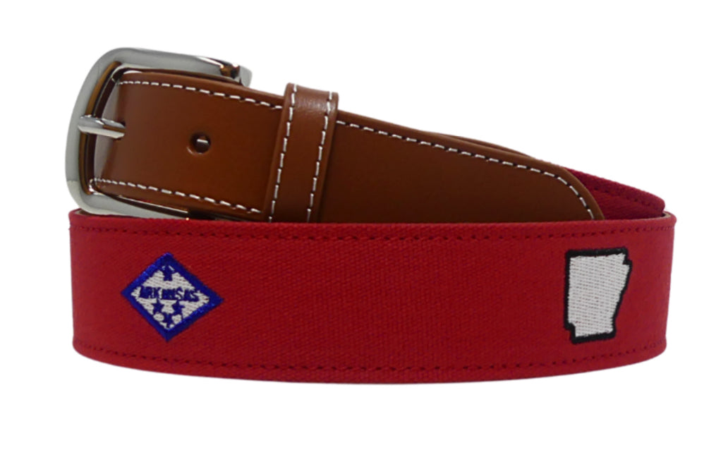 The Dickson Embroidered Belt