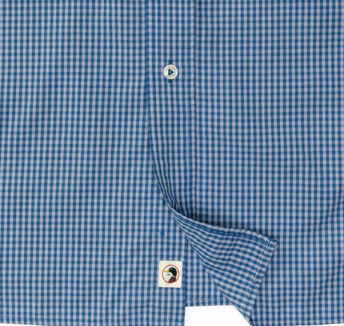 Fuller Plaid Sport Shirt - VARSITY BLUE