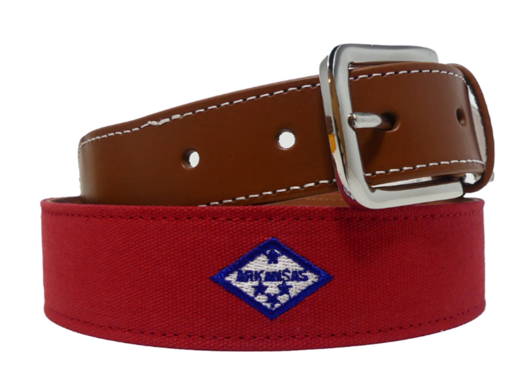 The Dickson Embroidered Belt