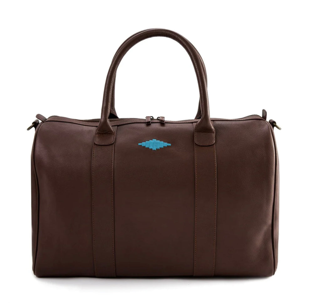 Varon Small Travel Bag - BROWN LEATHER