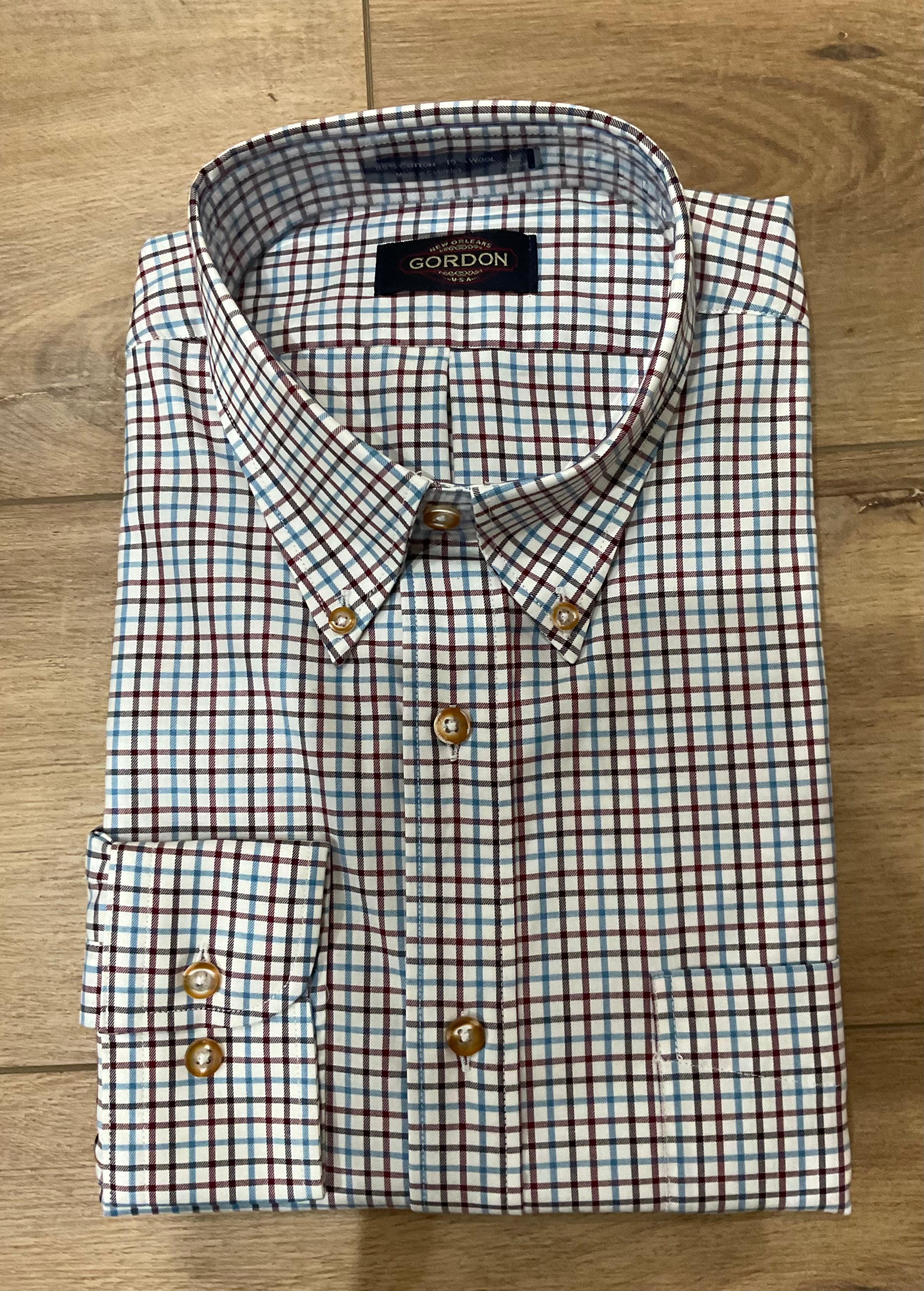 Wrinkle Free Cotton Wool Shirt - Lakeside