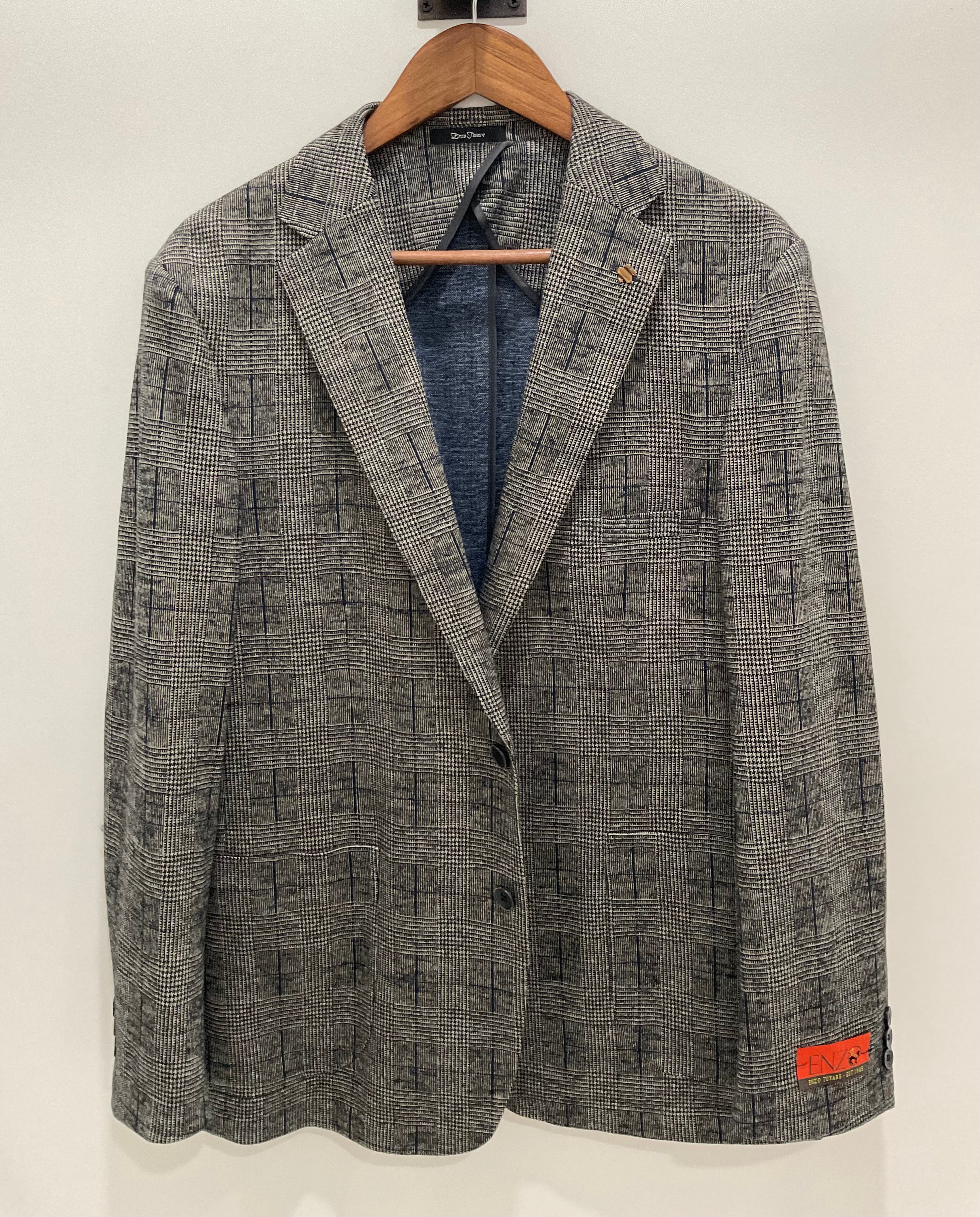 Enzo Tovare Glen Plaid Sport Coat