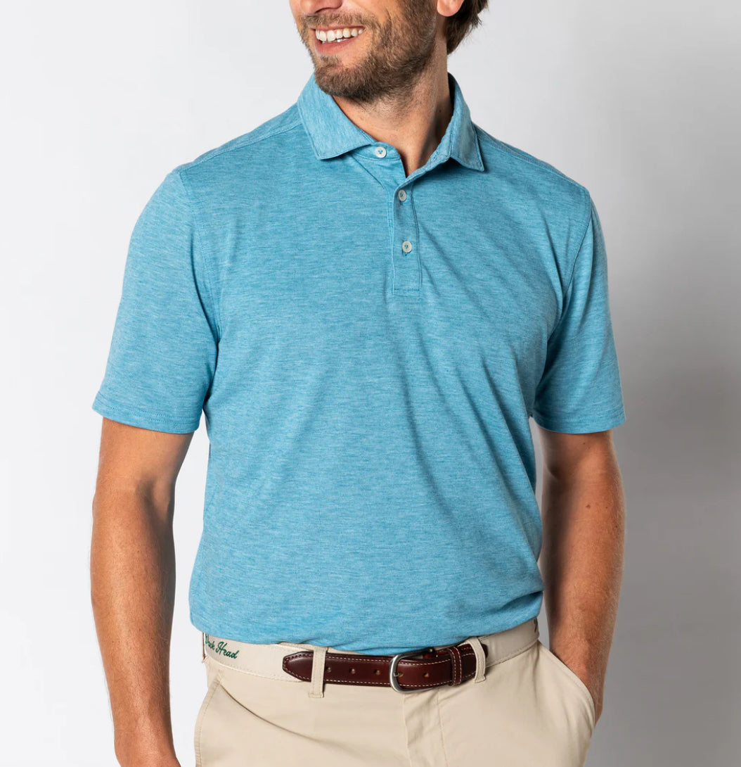 Summerford Performance Pique Polo - Sail Blue