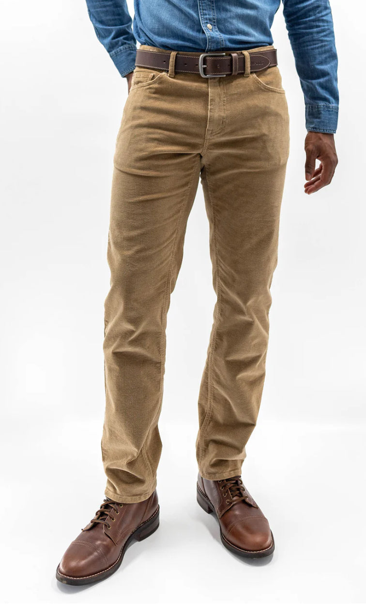 Stretch Corduroy Pants - Khaki