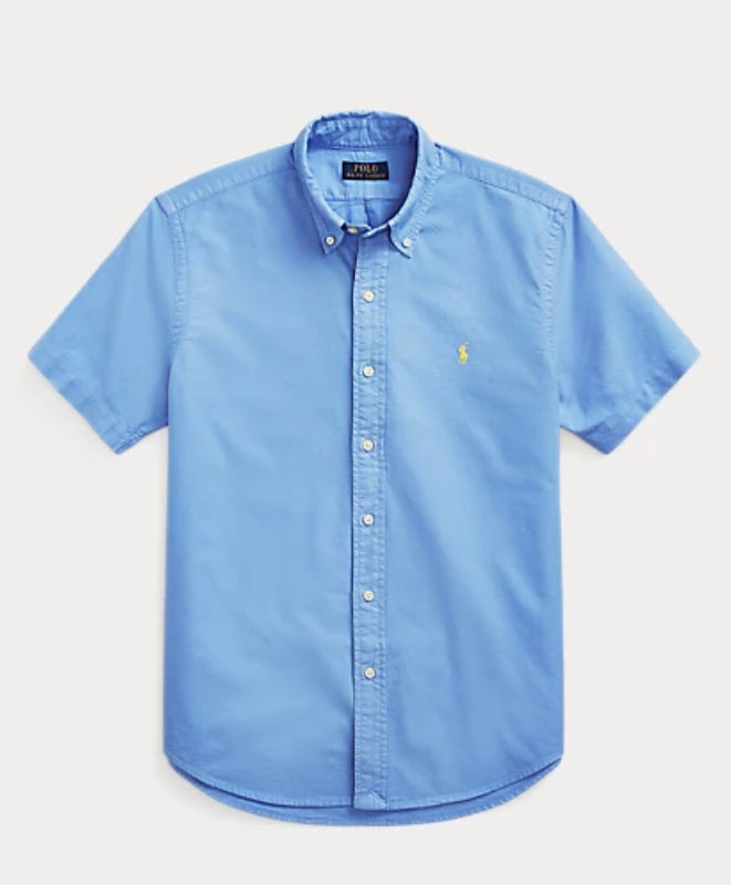 Short Sleeve Oxford Shirt - HARBOR ISLAND BLUE